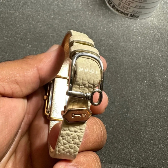 Keep Collective Ladies Watch Charm Pave Tank Timekey Watch Gold Tone Working - Picture 2 of 8